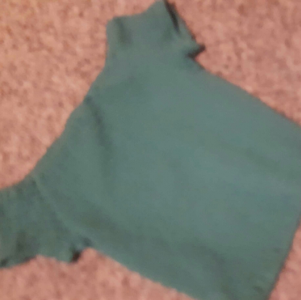 Turquoise crop top